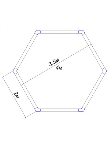 Расчет шестиугольной беседки и его особенности
